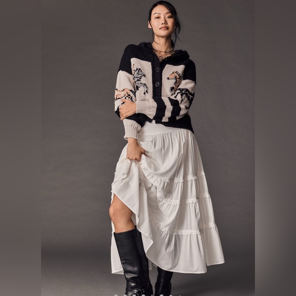 Pilcro Horse Graphic Cardigan - Picture 3 of 8